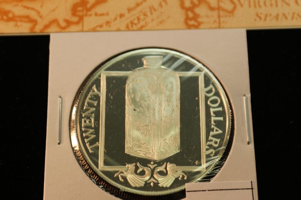 1985 BRITISH VIRGIN ISLANDS SILVER PROOF $20 (1 of 5)