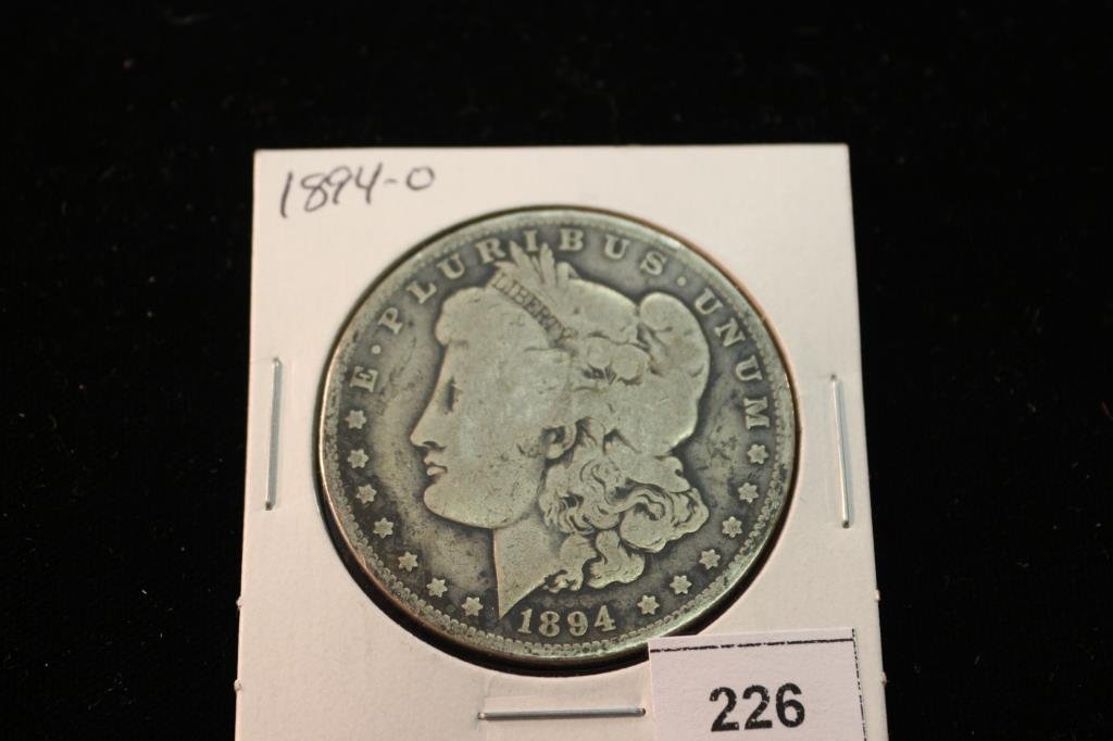 1894-O MORGAN SILVER DOLLAR BETTER DATE COIN (1 of 2)