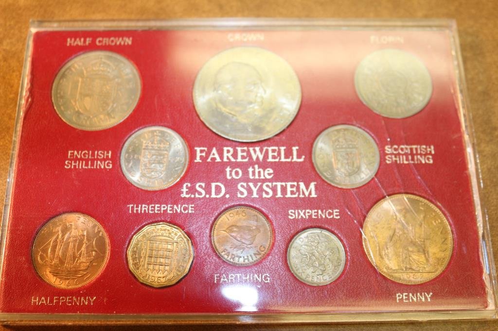 GREAT BRITAIN FAREWELL TO THE L.S.D. SYSTEM SET (1 of 2)