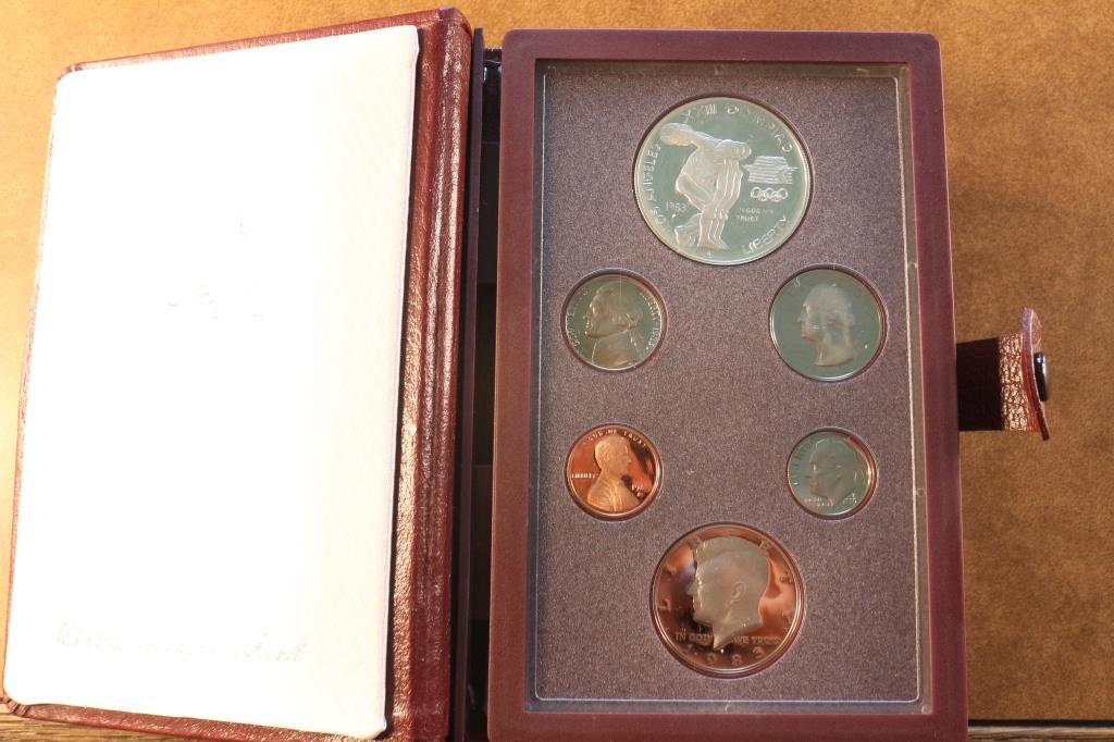1983 US PRESTIGE PROOF SET OLYMPIC (1 of 3)