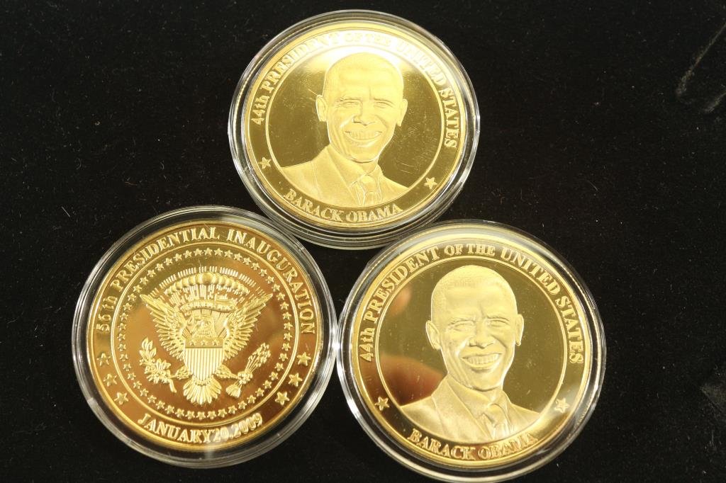 3-2009 BARACK OBAMA INAUGURATION TOKENS (PF) (1 of 2)