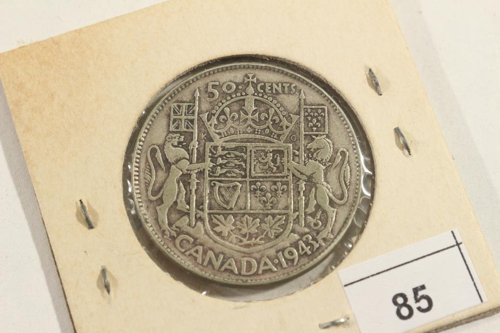 1943 CANADA SILVER 50 CENT (1 of 2)