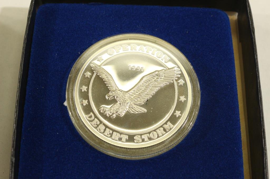 1 TROY OF .999 PURE SILVER ROUND 1991 OPERATION (1 of 3)
