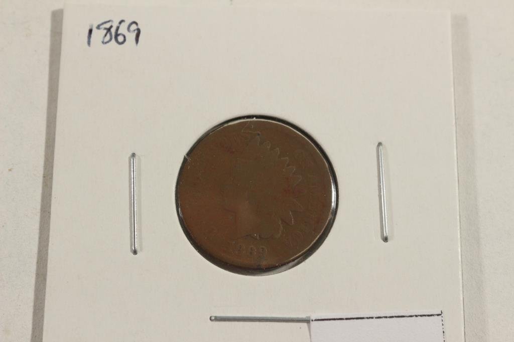 1869 INDIAN HEAD CENT KEY DATE (1 of 2)