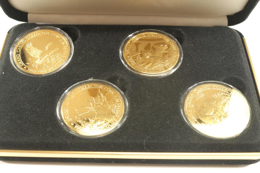 Grand casino coushatta wildlife collector coins