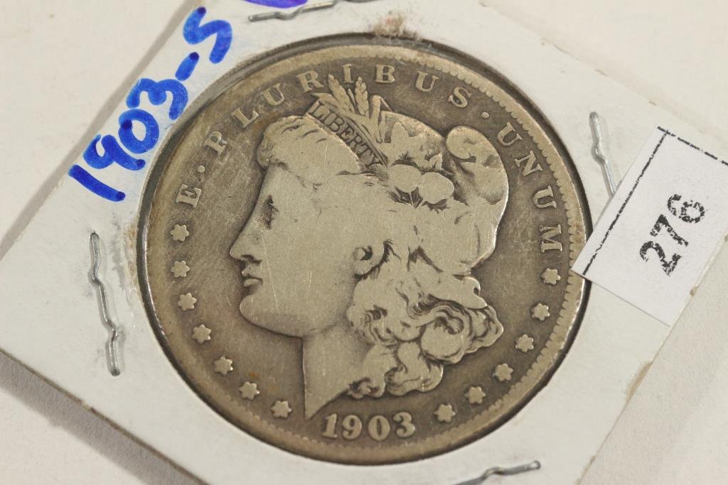 1903-S MORGAN SILVER DOLLAR BETTER DATE (1 of 2)