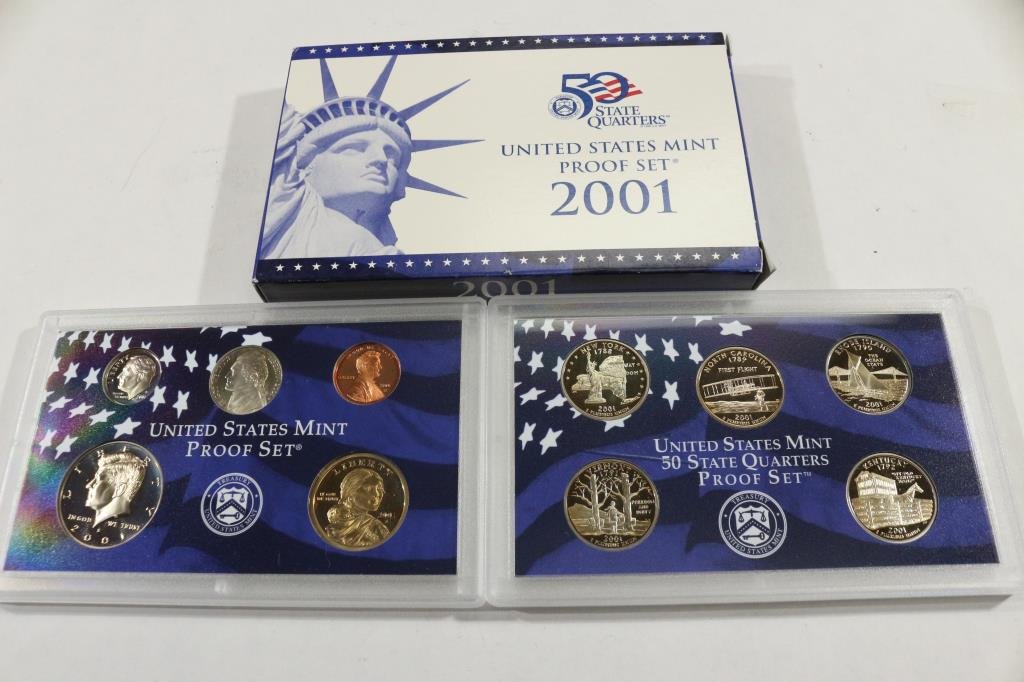 2001 US PROOF SET (WITH BOX) (1 of 2)
