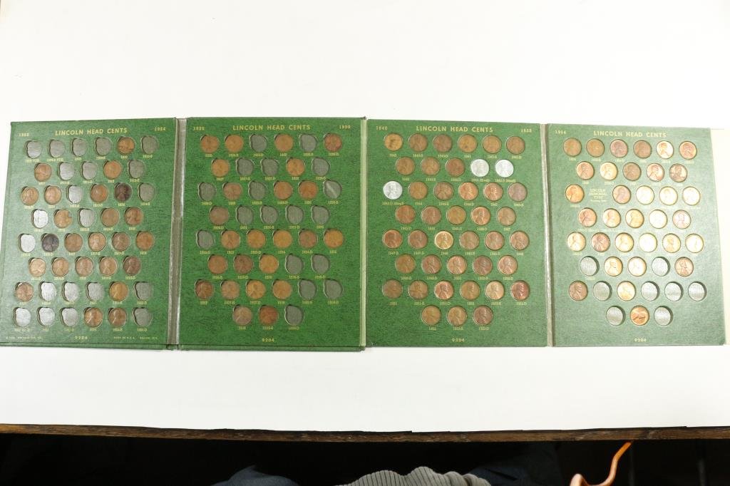 PARTIAL LINCOLN CENT ALBUM 1909-1970 IN WHITMAN (1 of 6)