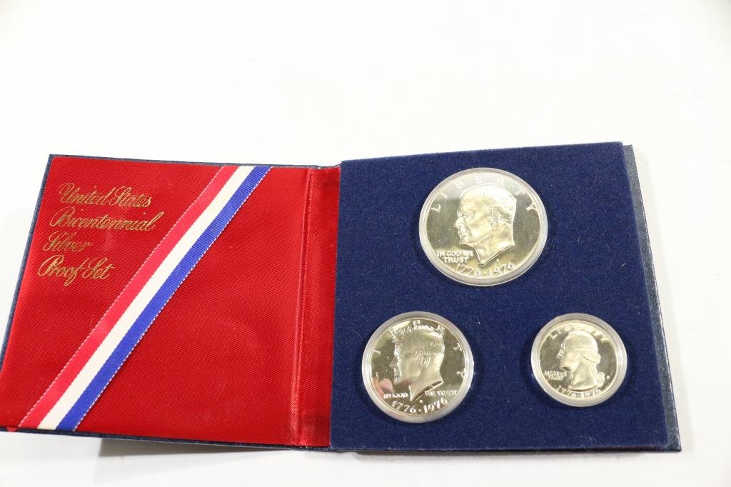 1976-S US BICENTENNIAL SILVER PROOF SET (1 of 3)