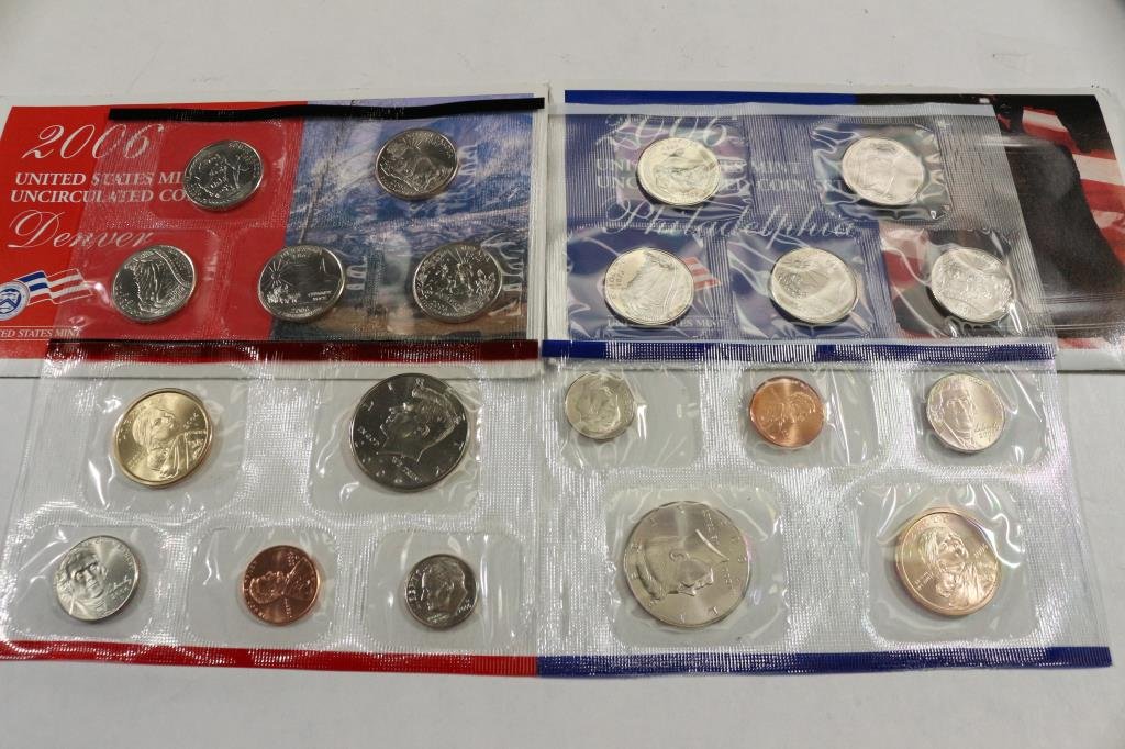 2006 US MINT SET (UNC) P/D (WITH ENVELOPE) (1 of 2)