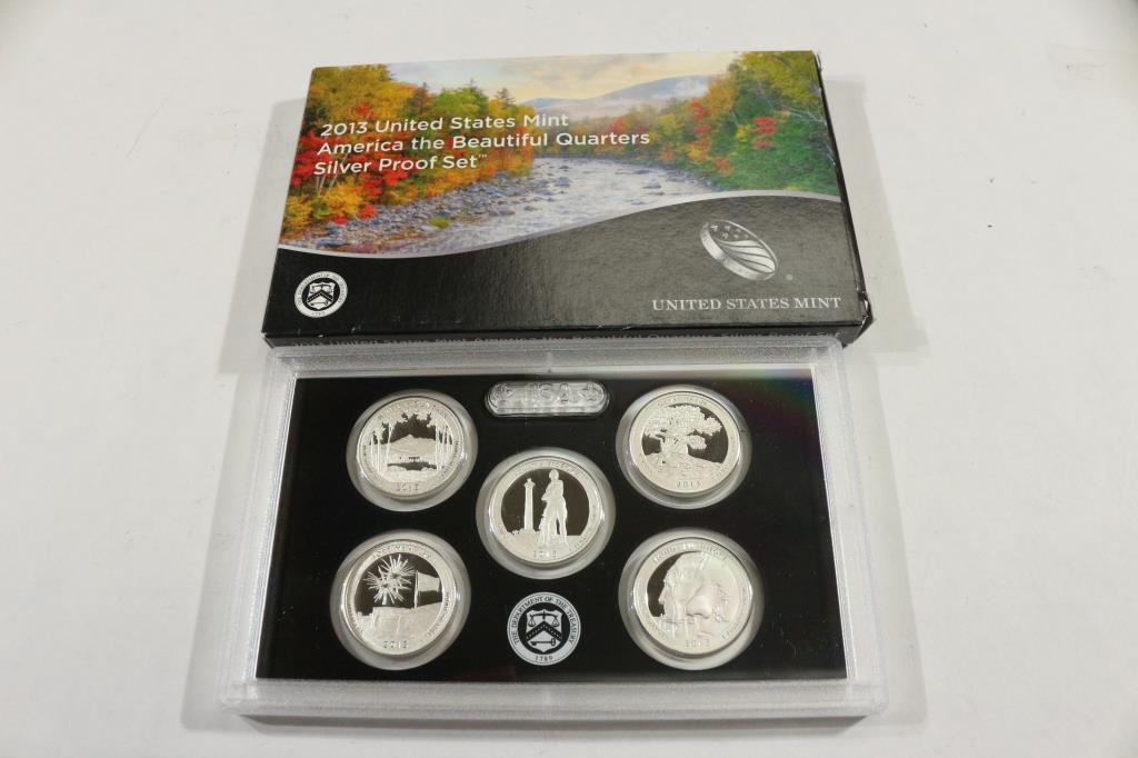 2013 US AMERICA THE BEAUTIFUL QUARTERS SILVER (1 of 2)