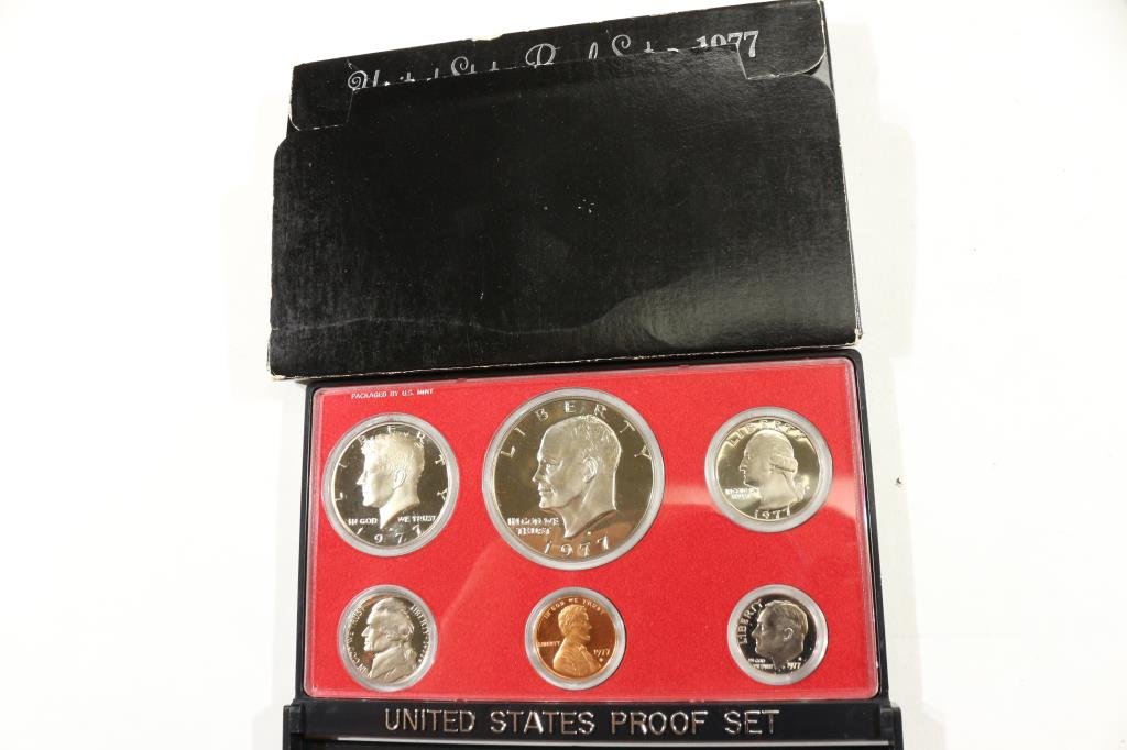 1977 US PROOF SET (WITH BOX) (1 of 2)