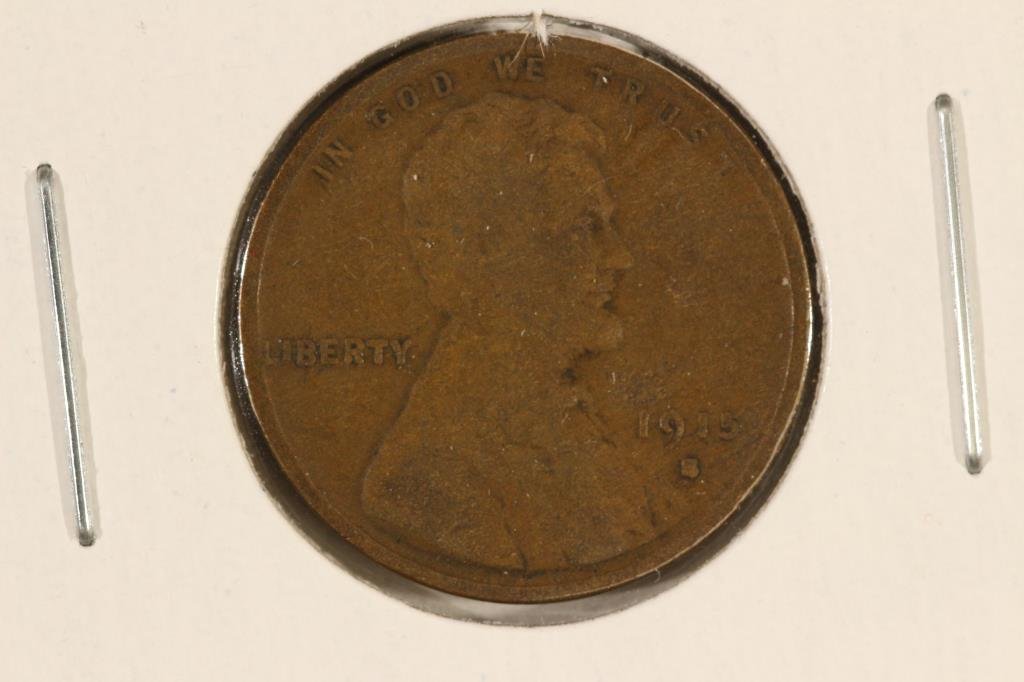 1915-S LINCOLN CENT (SEMI-KEY): You must call or email us your credit card directly. Our phone number is 1-763-862-8302 and our email is bidalotauction@aol.com. Thanks.