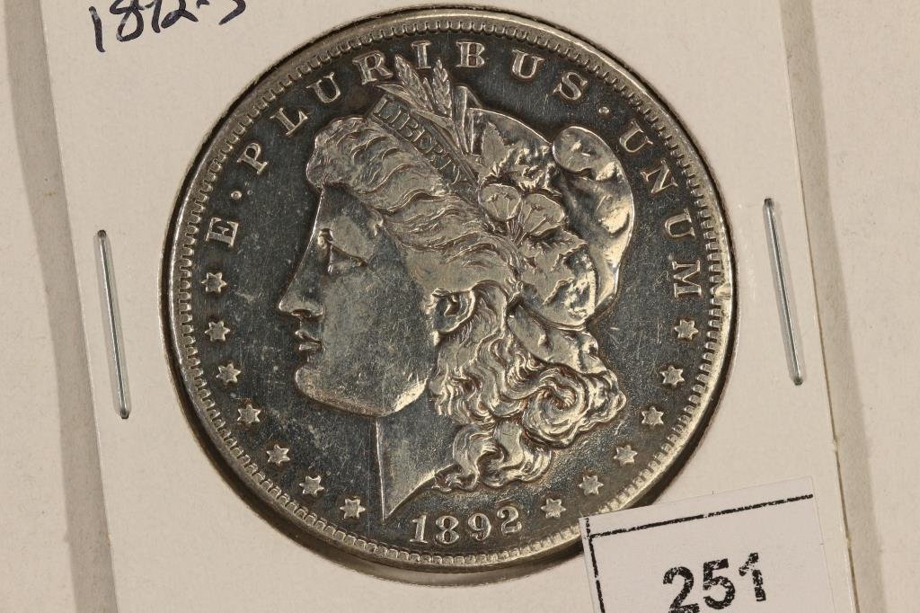 1892-S MORGAN SILVER DOLLAR BETTER DATE POLISHED (1 of 2)