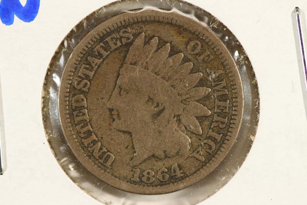 1864 COPPER NICKEL INDIAN HEAD CENT (1 of 2)