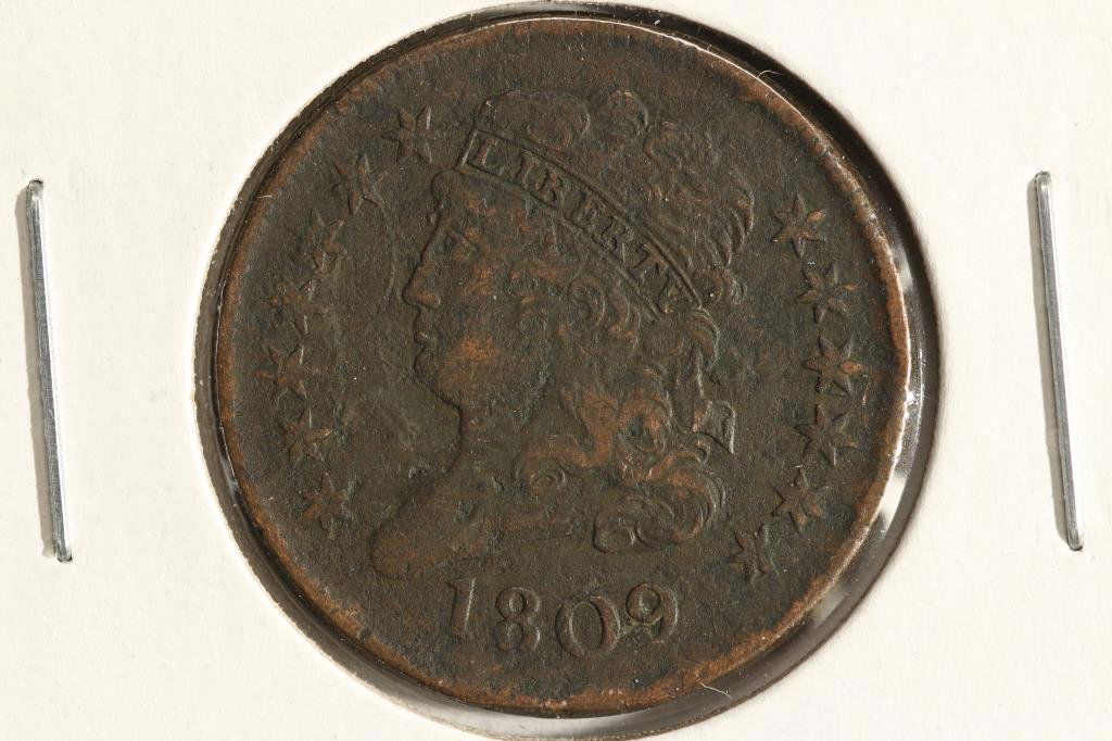1809 US HALF CENT (1 of 2)