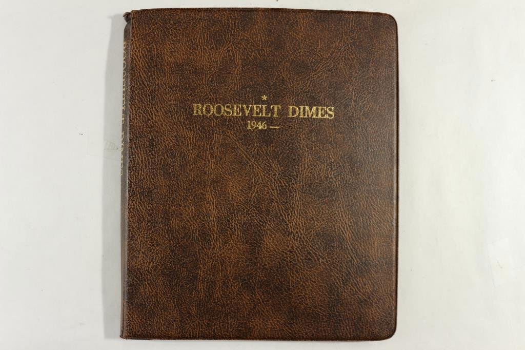 PARTIAL ROOSEVELT DIME ALBUM 1946-UP (1 of 5)