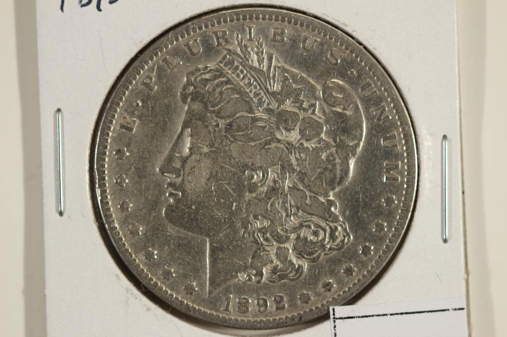 1892-S MORGAN SILVER DOLLAR BETTER DATE (1 of 2)