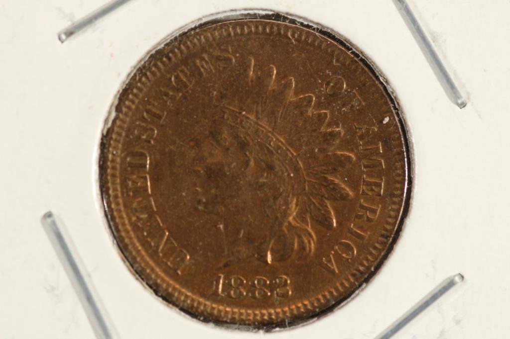 1882 INDIAN HEAD CENT EXTRA FINE (1 of 2)
