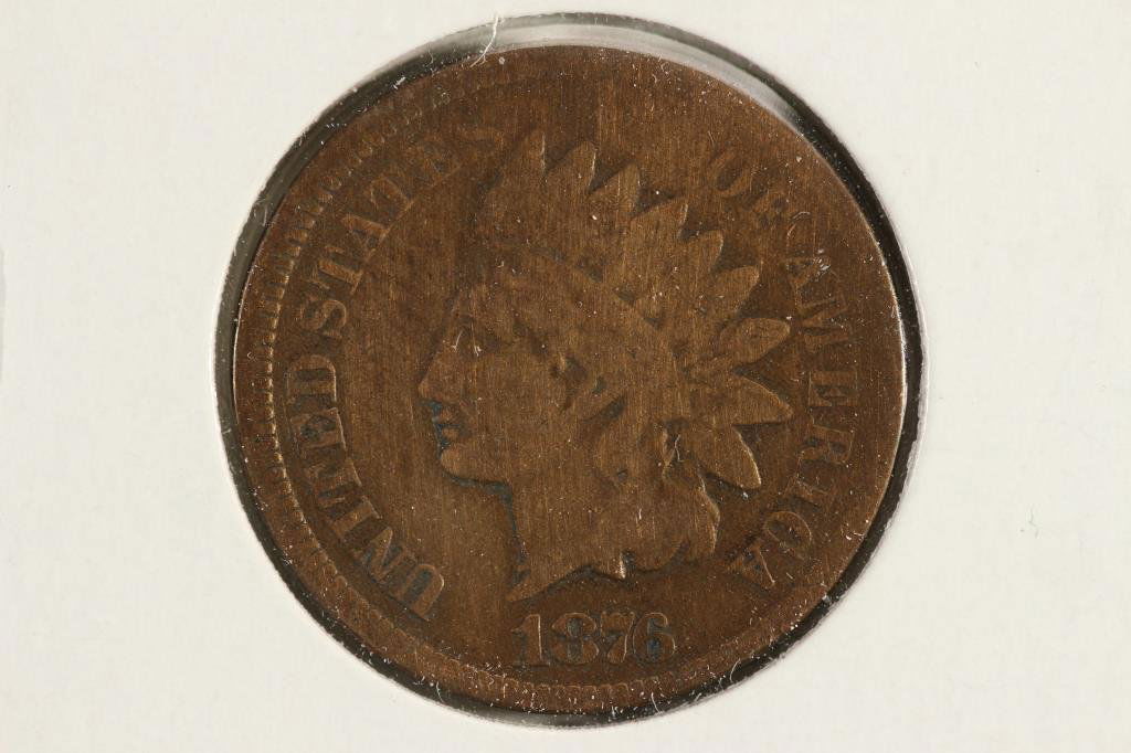 1876 INDIAN HEAD CENT (SEMI-KEY) (1 of 2)