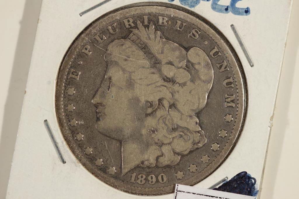 1890-CC MORGAN SILVER DOLLAR (1 of 2)