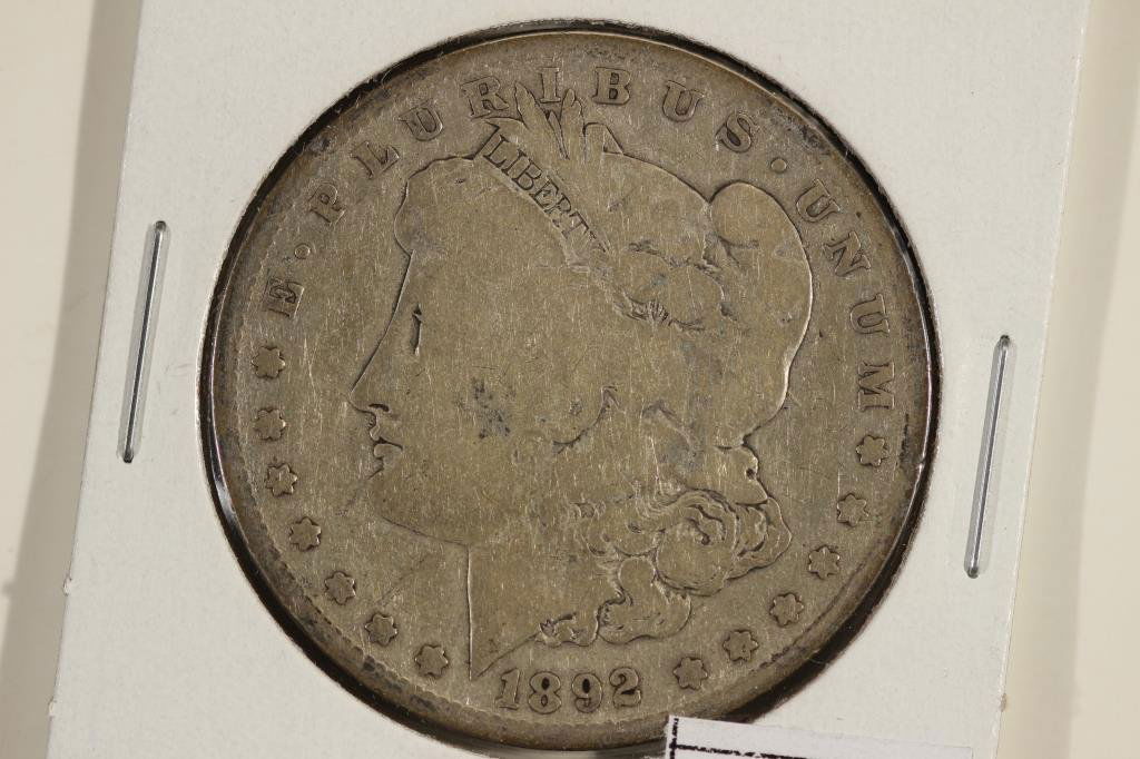1892-S MORGAN SILVER DOLLAR BETTER DATE (1 of 2)