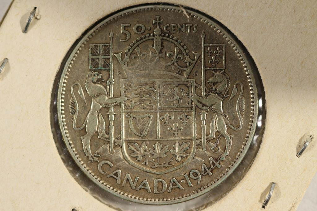 1944 CANADA SILVER 50 CENTS (1 of 2)