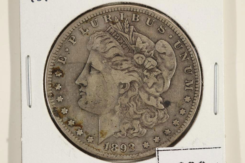 1892-S MORGAN SILVER DOLLAR BETTER DATE (1 of 2)