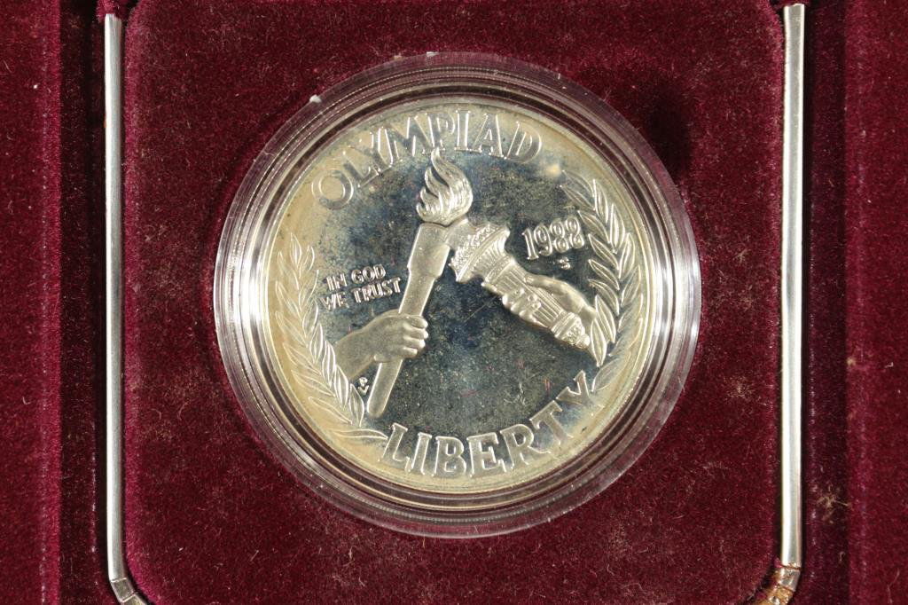 1988-S US OLYMPIC PROOF SILVER DOLLAR (1 of 3)