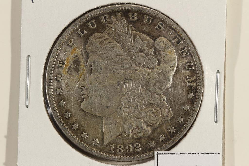 1892-S MORGAN SILVER DOLLAR BETTER DATE COIN (1 of 2)