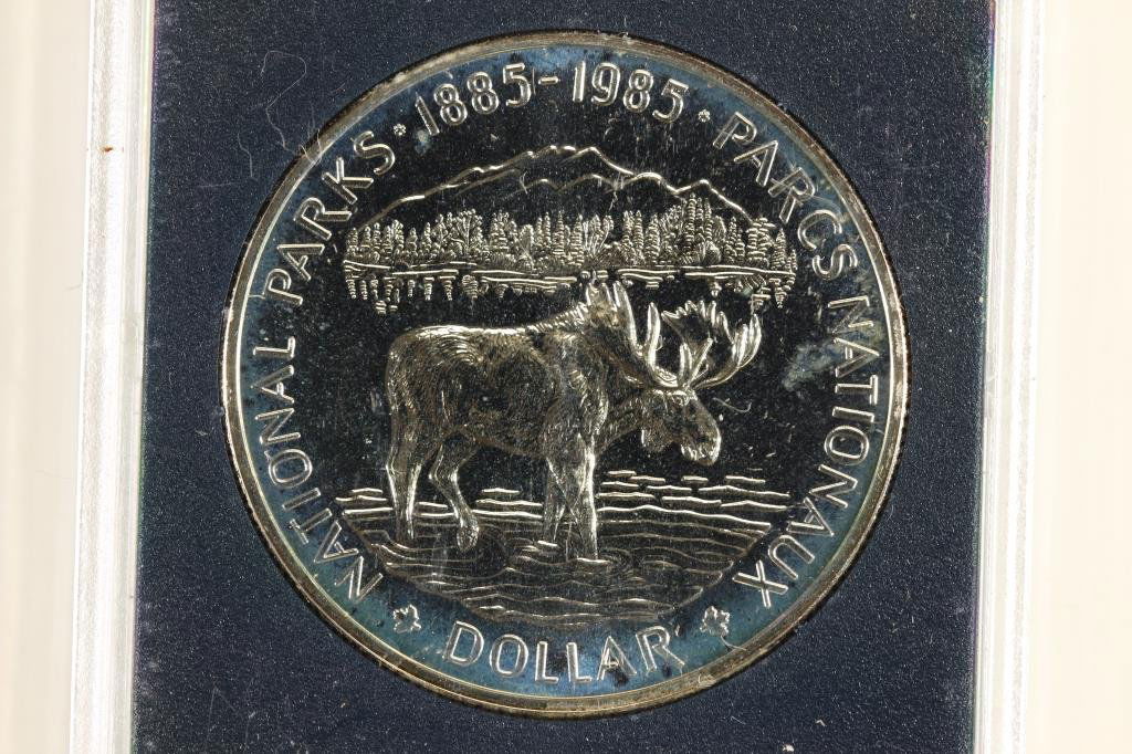 1985 CANADA N.P. SILVER DOLLAR PF .3750 OZ. ASW (1 of 2)