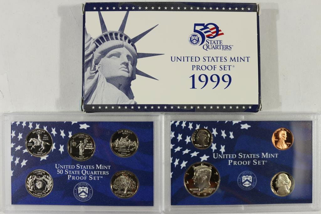 1999 US PROOF SET (WITH BOX) (1 of 2)