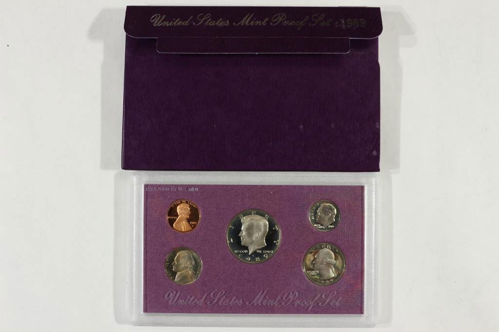 1989 US PROOF SET (WITH BOX) (1 of 2)
