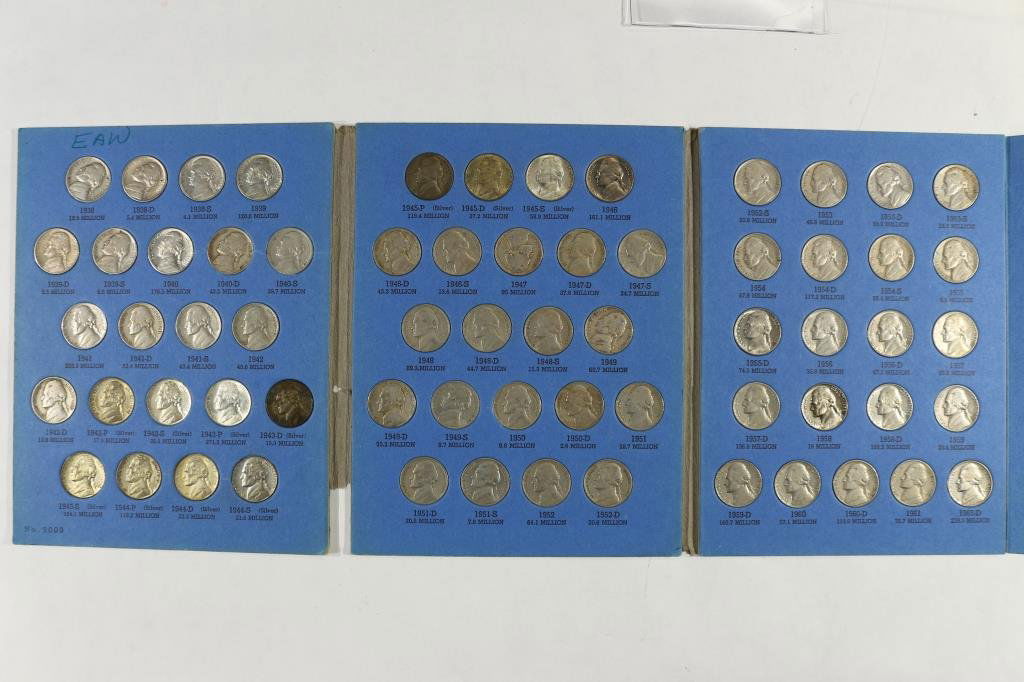 COMPLETE 1938-1961 JEFFERSON NICKEL SET (1 of 5)