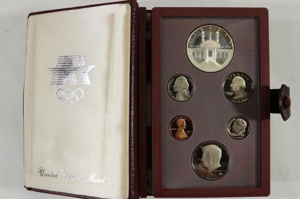 1984 US PRESTIGE PROOF SET OLYMPIC (1 of 3)