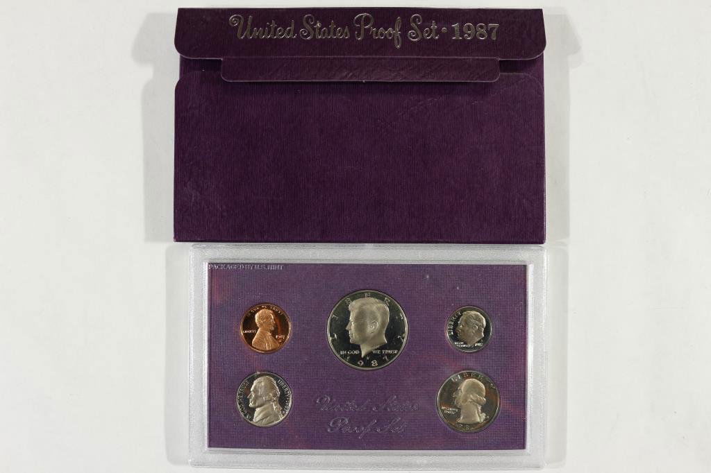 1987 US PROOF SET (WITH BOX) (1 of 2)