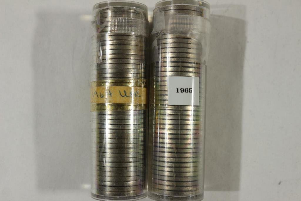 ROLLS OF 1964 & 1965 JEFFERSON NICKELS UNC (1 of 1)
