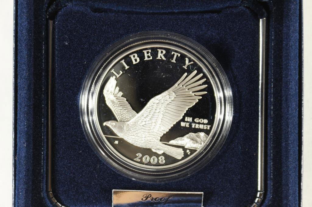 2008 BALD EAGLE PROOF SILVER DOLLAR (1 of 3)
