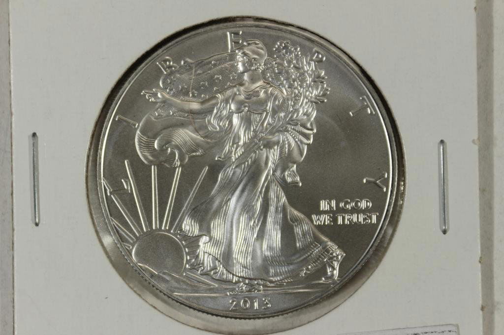 2013 AMERICAN SILVER EAGLE UNC (1 of 2)