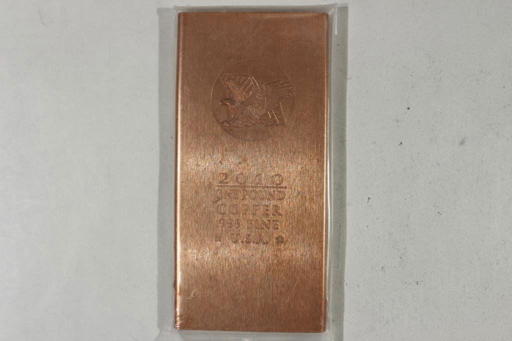 1 POUND .999 FINE COPPER BAR (1 of 2)