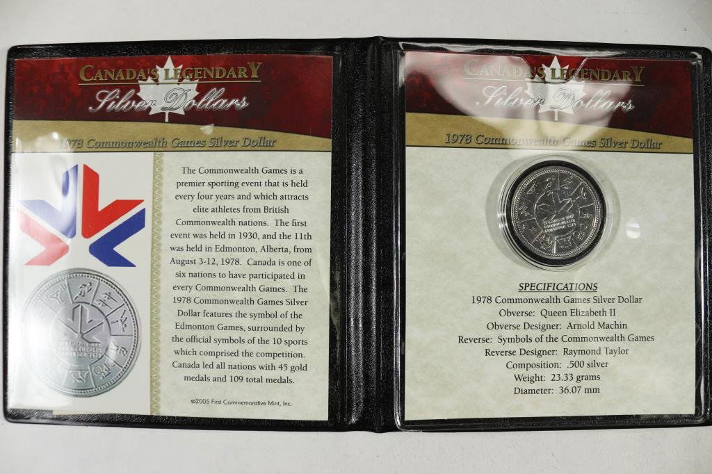 1978 CANADA XI GAMES SILVER DOLLAR (PF LIKE) (1 of 4)