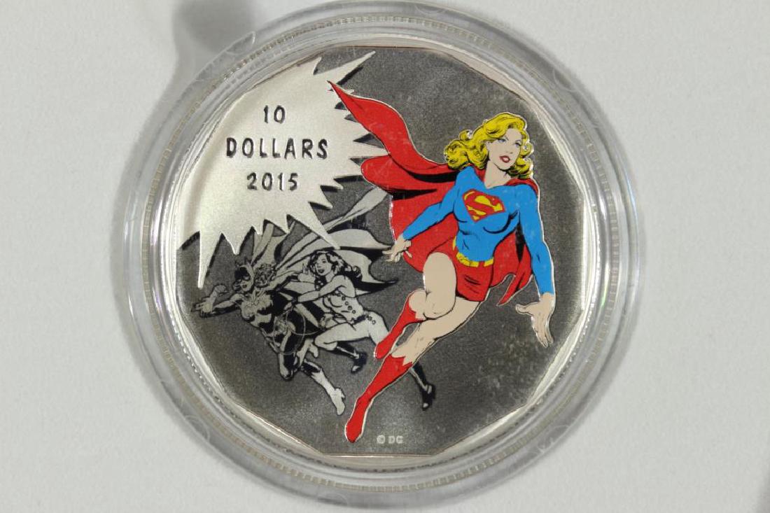 2015 CANADA $10 FINE SILVER COIN D.C. COMICS (1 of 5)