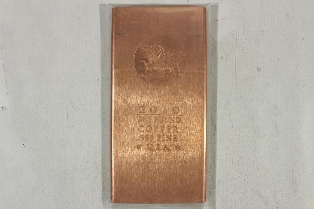 1 POUND .999 FINE COPPER BAR (1 of 2)