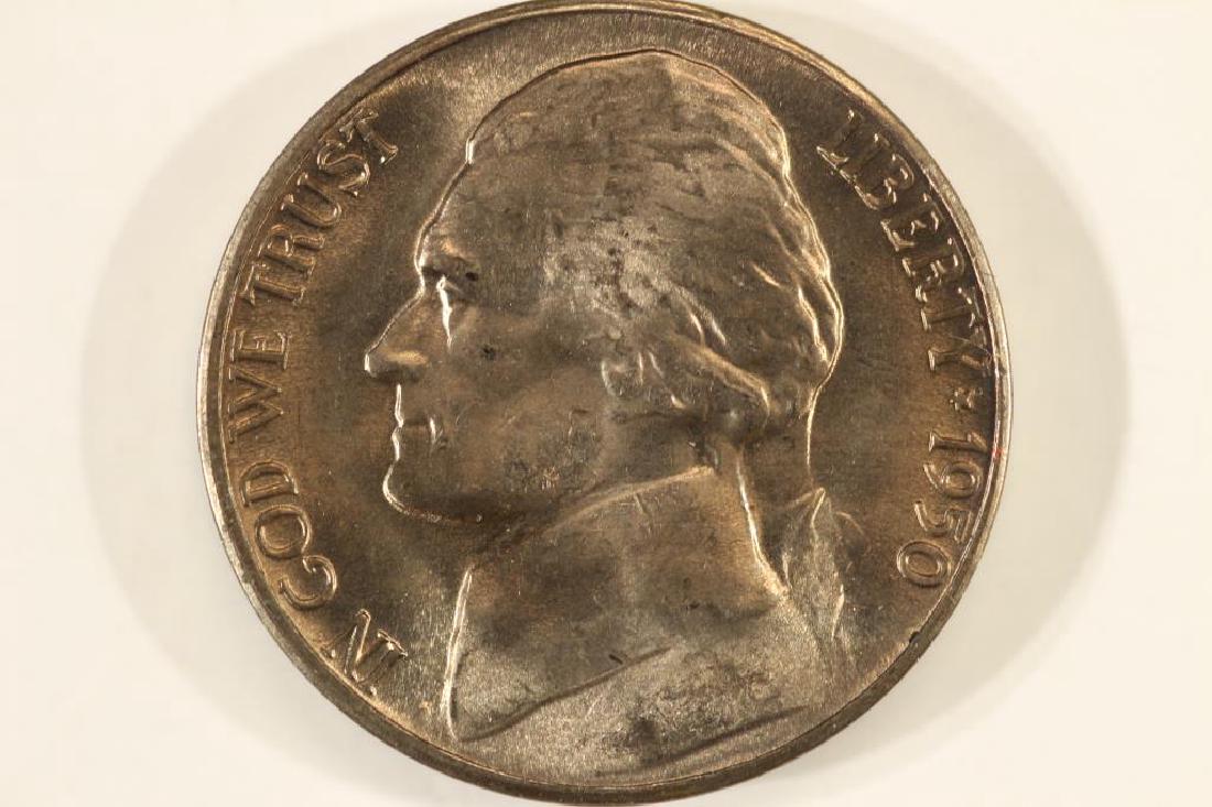 1950-D JEFFERSON NICKEL GEM UNC KEY DATE (1 of 2)