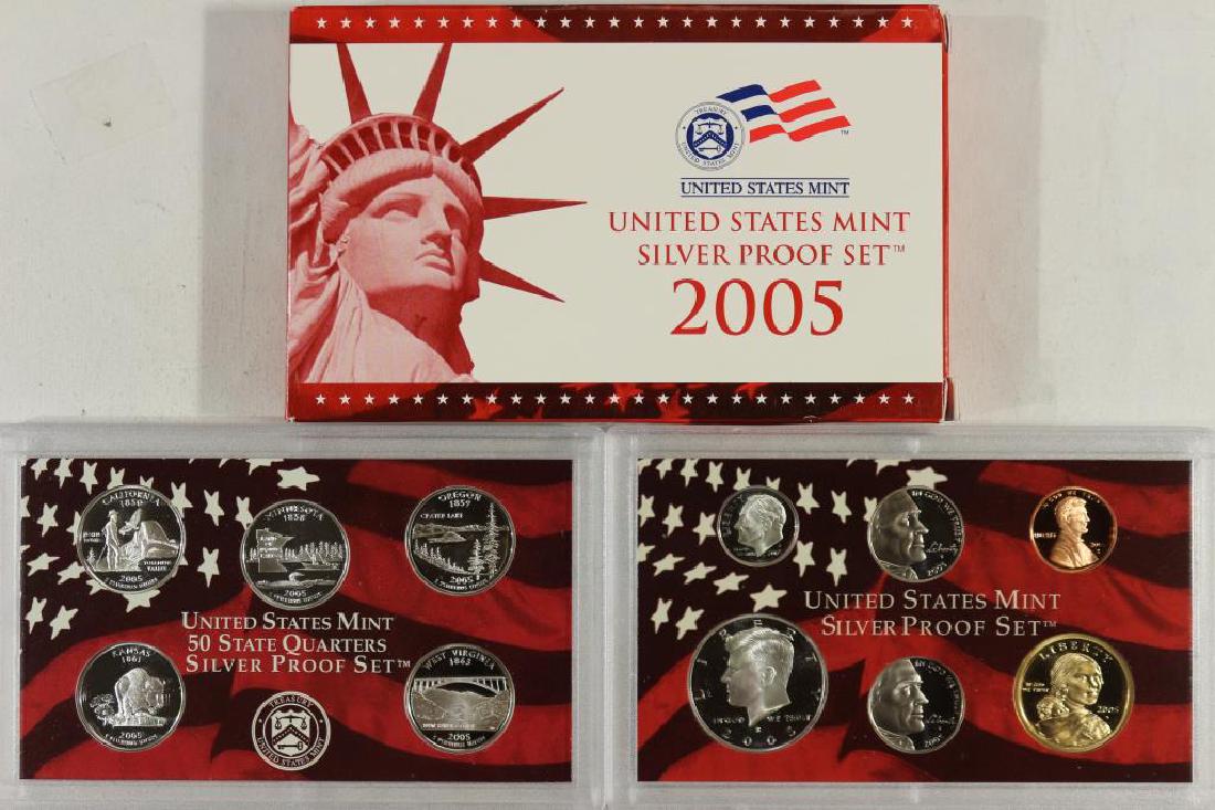 2005 US SILVER PROOF SET (WITH BOX) (1 of 2)