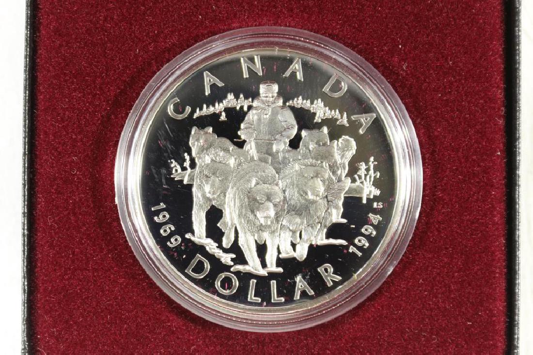 1994 CANADA SLED DOG SILVER DOLLAR PROOF (1 of 3)