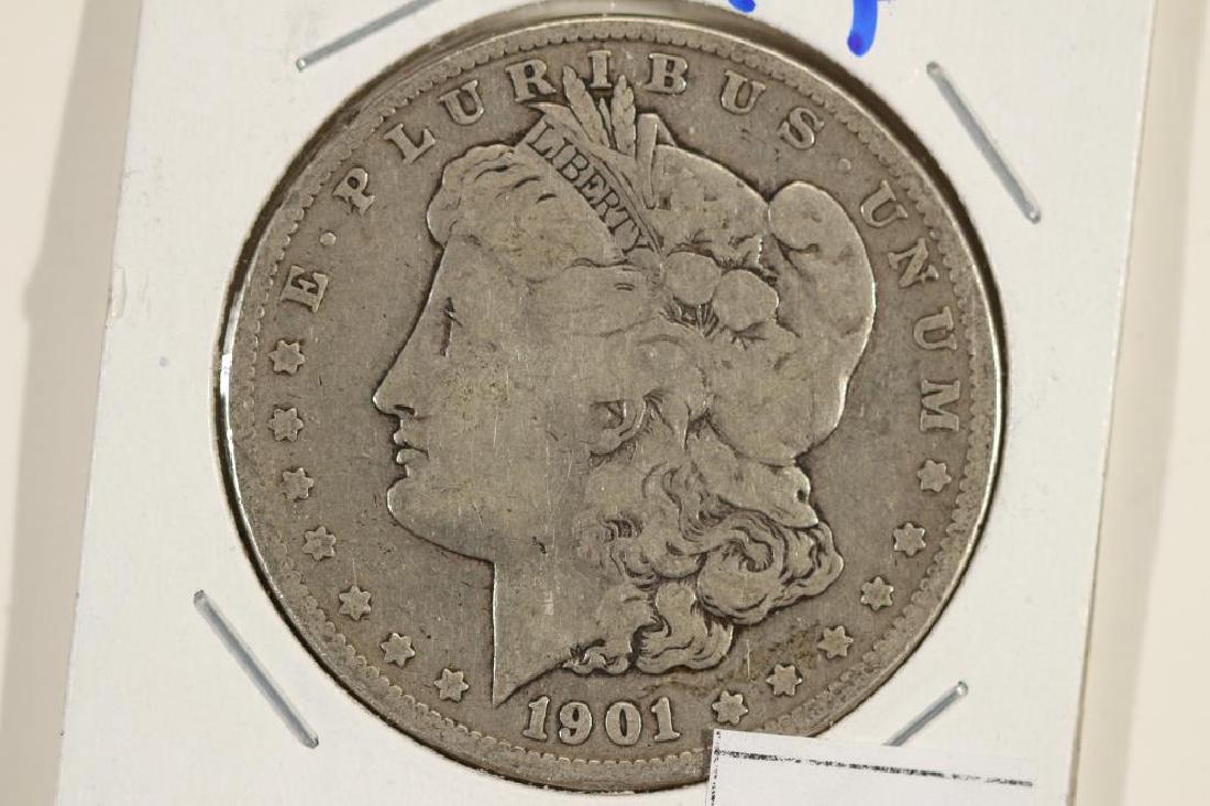 1901 MORGAN SILVER DOLLAR MARKER ON REV.: You must call or email us your credit card directly. Our phone number is 1-763-862-8302 and our email is bidalotauction@aol.com. Thanks.