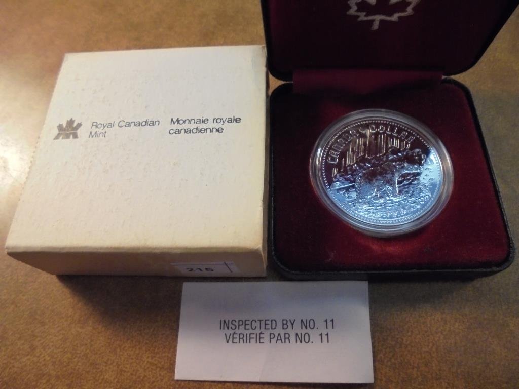 1980 CANADA POLAR BEAR SILVER DOLLAR PROOF .3750 OZ. (1 of 2)