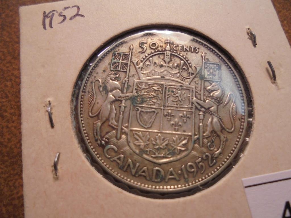 1952 CANADA SILVER HALF DOLLAR (1 of 2)