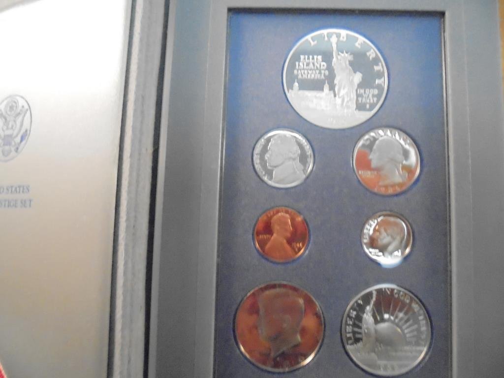 1986 US PRESTIGE PROOF SET STATUE OF LIBERTY ORIGINAL (1 of 2)